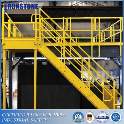 Highly Engineered Customizable Mezzanine Flooring Storage Rack - Ironstone