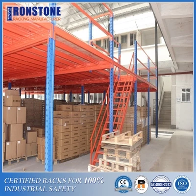 Custom Mezzanine Rack Optimizing Vertical Space - Ironstone