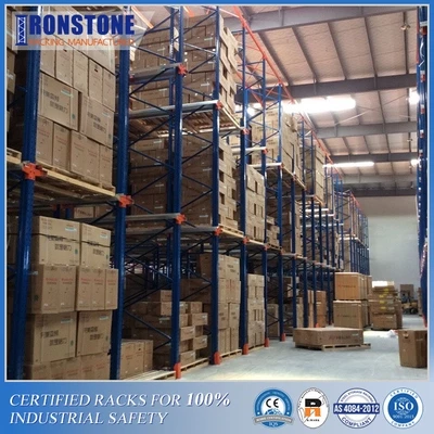 Easy-Assembly Multipurpose Drive-in Warehouse Metal Pallet Storage Rack - Ironstone