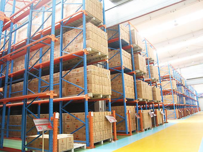 Easy-Assembly Multipurpose Drive-in Warehouse Metal Pallet Storage Rack