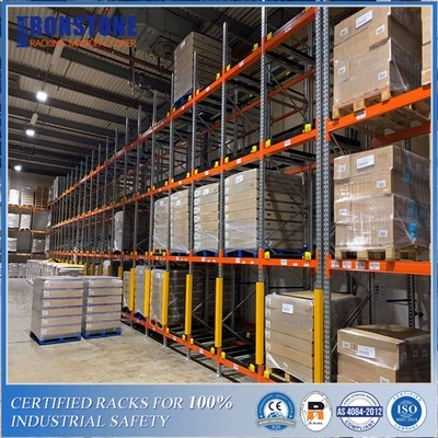ODM Customized Gravity Push Back Steel Racking System with Intensive Storage - Ironstone