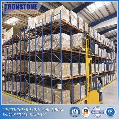 ODM Customized Gravity Push Back Steel Racking System with Intensive Storage