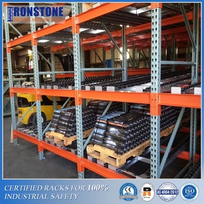 High Storage Density Push Back Rack With Speedy Accessibility - Ironstone