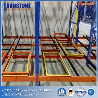 High Storage Density Push Back Rack With Speedy Accessibility