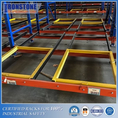 Easy Integrating Gravity Push Back Rack For High Efficient Storage - Ironstone