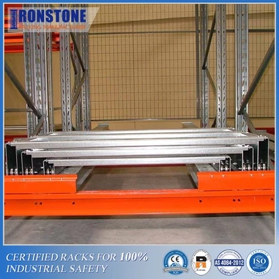 Easy Integrating Gravity Push Back Rack For High Efficient Storage