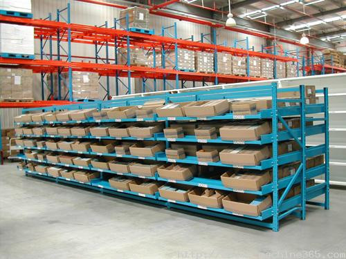 Steel Gravity Taken Storage And Picking Carton Flow Rack