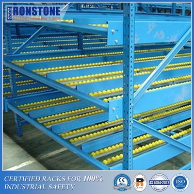 ODM New Type High Density Carton Flow Pallet Storage Racking System  - Ironstone 